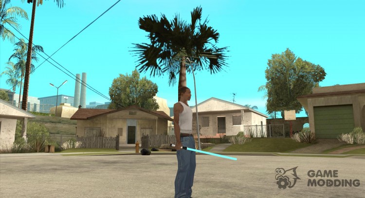 Lightsabre v2 Cyan para GTA San Andreas