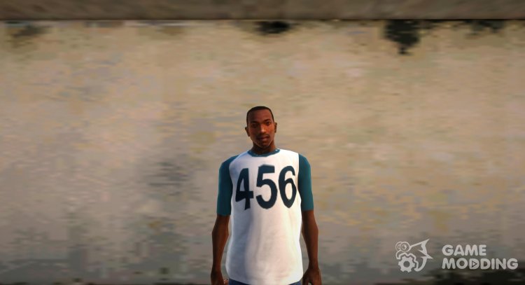T-shirt in the style of the TV series The Squid Game for GTA San Andreas