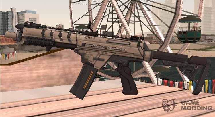 HBRa3 Assault Rifle for GTA San Andreas