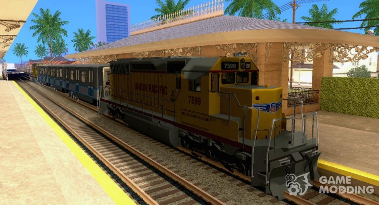 La locomotora SD 40 Union Pacific para GTA San Andreas