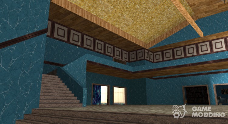 New textures of the Interior of the mansion MADD Dogg for GTA San Andreas