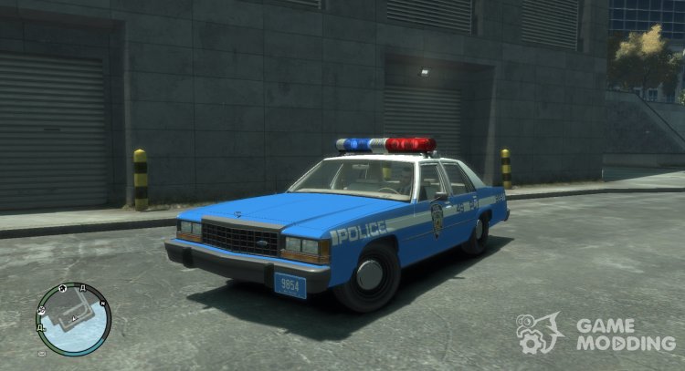 Ford LTD Crown Victoria NYC Police 1986 para GTA 4