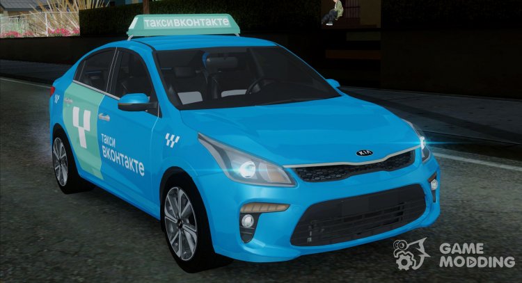Kia Rio Taxi VKontakte para GTA San Andreas