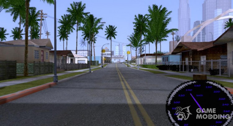 El nuevo качественый velocímetro para GTA San Andreas