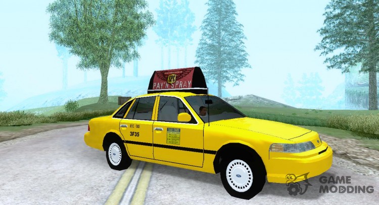 Ford Crown Victoria 1992 NYC Taxi for GTA San Andreas