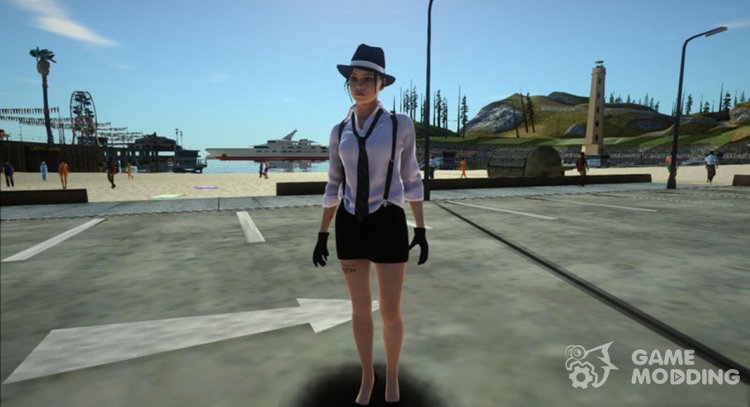 Claire Redfield Noir для GTA San Andreas