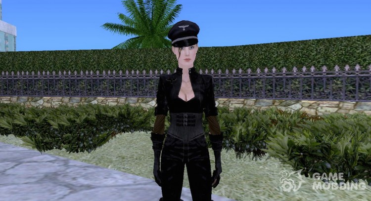 Army girl from war times + normal map for GTA San Andreas