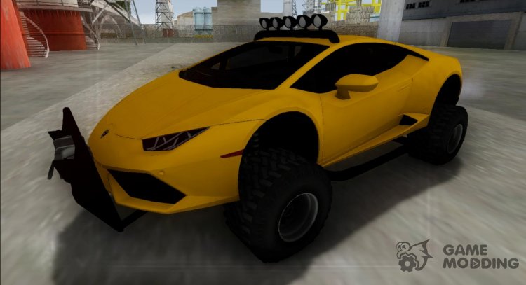 Lamborghini Уракан 2014 По Бездорожью для GTA San Andreas