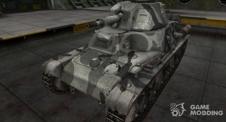 The skin for the German Panzer 38 h 735 (f) for World Of Tanks