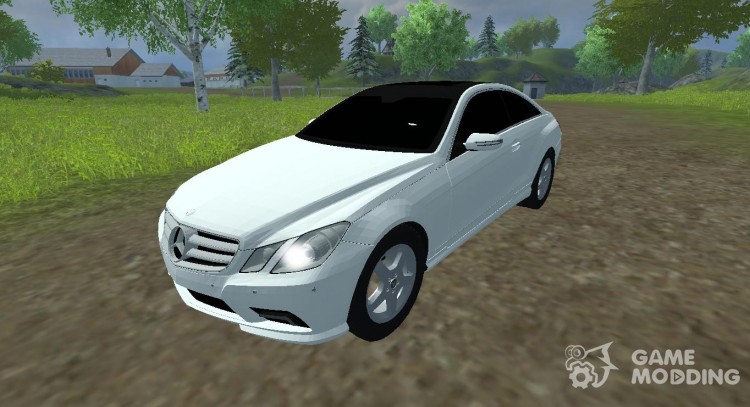 Mercedes-Benz E-class coupe for Farming Simulator 2013