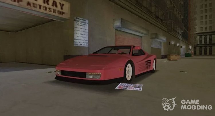 Ferrari Testarossa для GTA 3