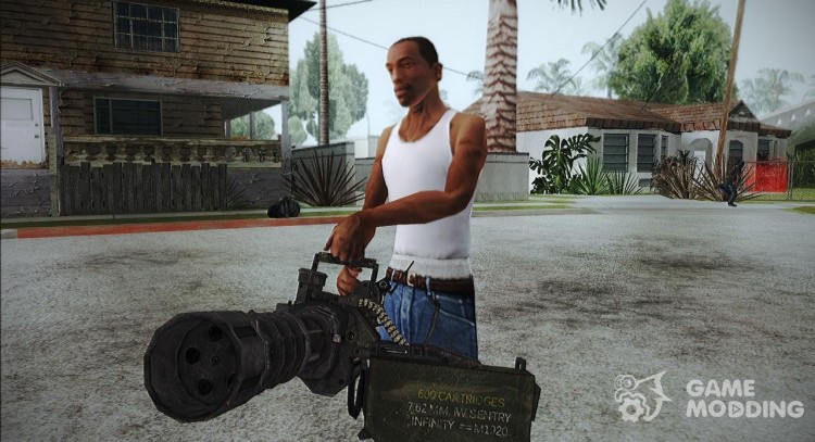 Minigun update for GTA San Andreas