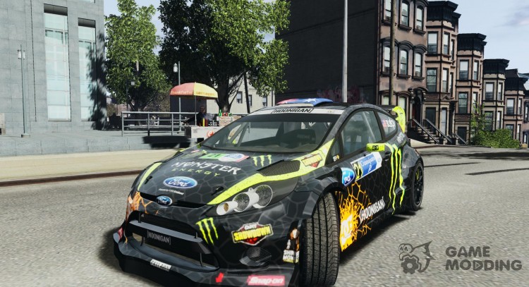 El Ford Fiesta RS WRC Gymkhana v1.0 para GTA 4