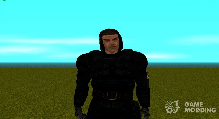 Miembro de la hermandad Oscura con una apariencia única de S. T. A. L. K. E. R V. 1 para GTA San Andreas