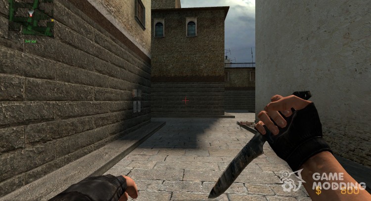 реальный камуфляж охотничий нож для Counter-Strike Source