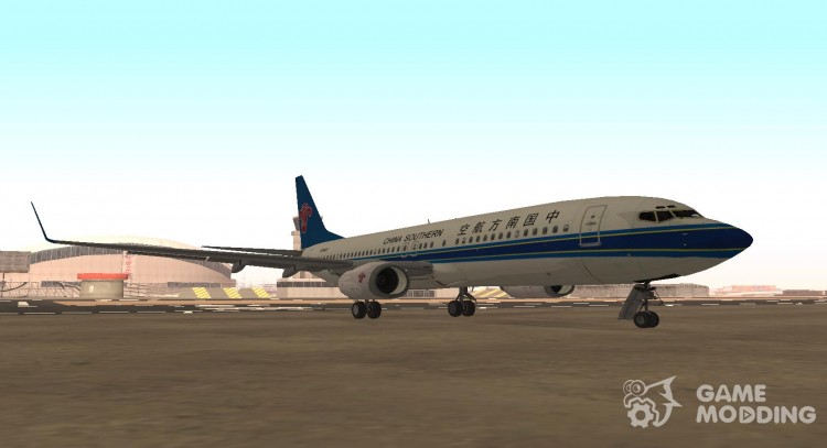 The Boeing 737-800 for GTA San Andreas