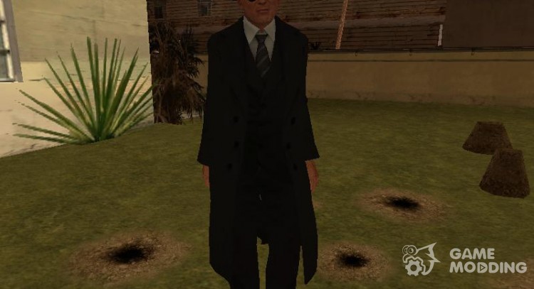 Jimmy's Black Long Coat from Mafia II for GTA San Andreas