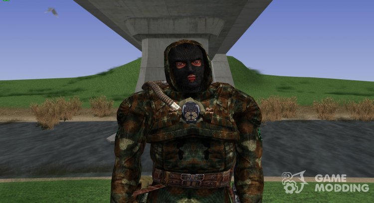 Miembro de la agrupación Эскадрон de la Muerte de S. T. A. L. K. E. R v.1 para GTA San Andreas