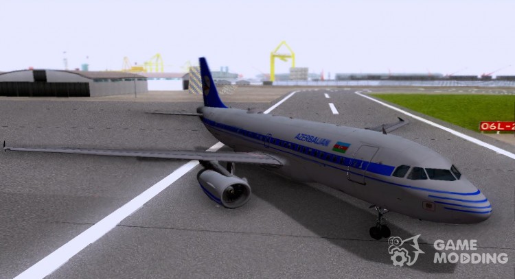 Airbus A-319 azerbaijan airlines для GTA San Andreas