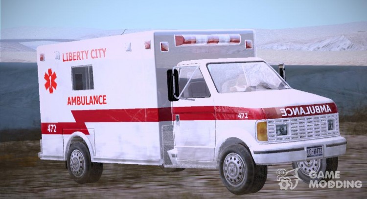 Ambulance GTA 3 для GTA San Andreas
