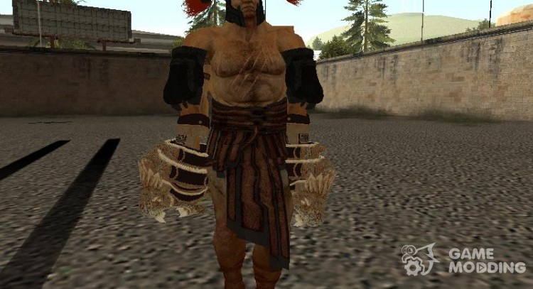 Hercules with weapon from God of War 3 for GTA San Andreas