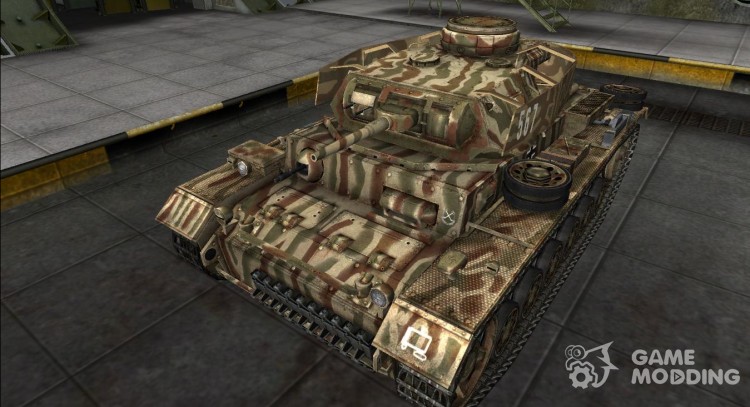 Remodeling of the Panzer III tank for World Of Tanks