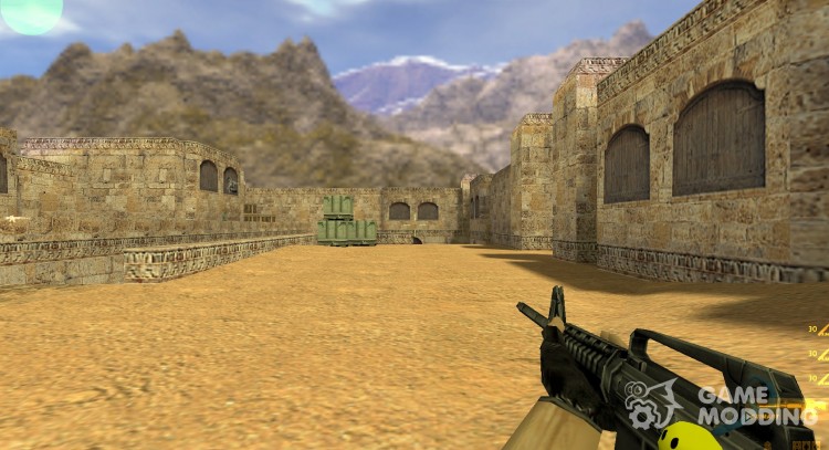 M4A1 Smile face for Counter Strike 1.6