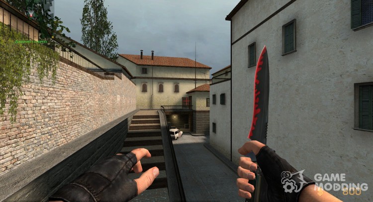 Красный нож, sushinoob для Counter-Strike Source