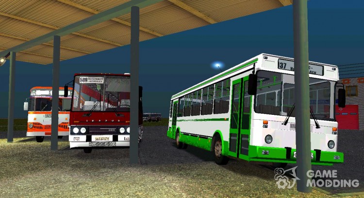 A collection of buses from Gennady Icebreaker for GTA San Andreas