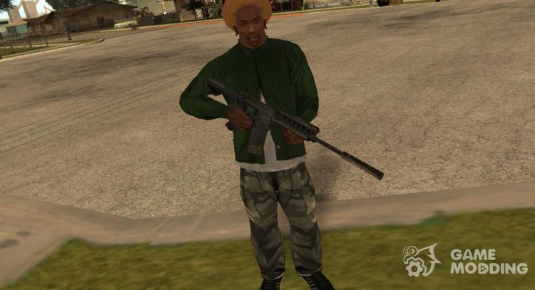 M4A1 из Call of duty 4: Modern Warfare для GTA San Andreas