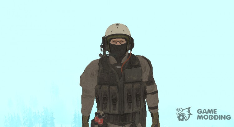 XOF Soldier Skin MGSV для GTA San Andreas
