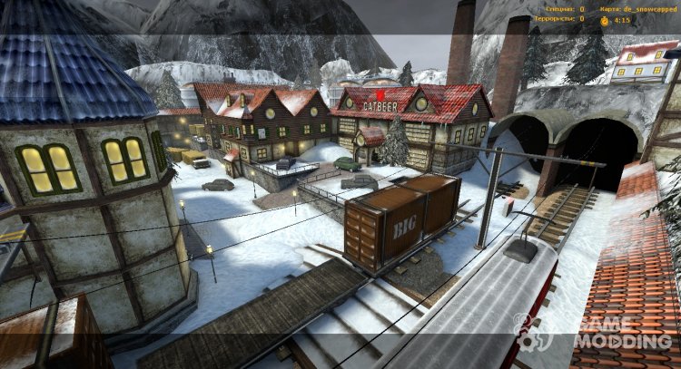 De Snowcapped v34-89 для Counter-Strike Source