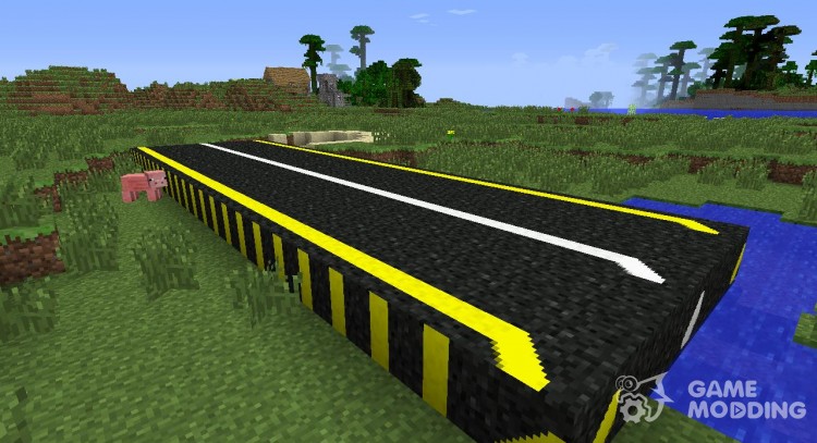 Road Mod для Minecraft