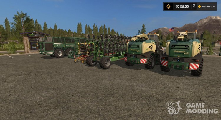 Техника для сахарного тросника для Farming Simulator 2017