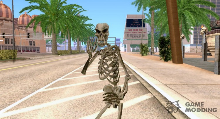 El esqueleto de la gótica 3 para GTA San Andreas