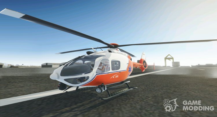 Airbus Eurocopter EC135 H135 Langkawi Hospital Air Ambulance EMS para GTA San Andreas