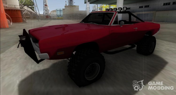 1969 Dodge Зарядное Устройство Кабриолет Внедорожник для GTA San Andreas