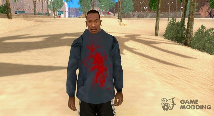 Sangre En La Cazadora para GTA San Andreas