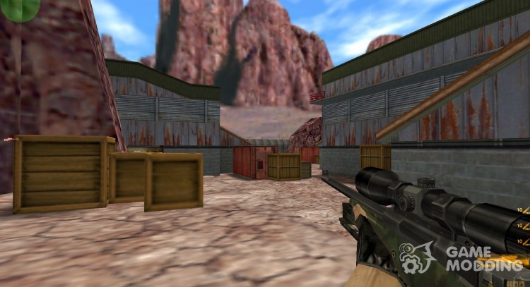 El camuflaje de la AWP con la nueva animación para Counter Strike 1.6