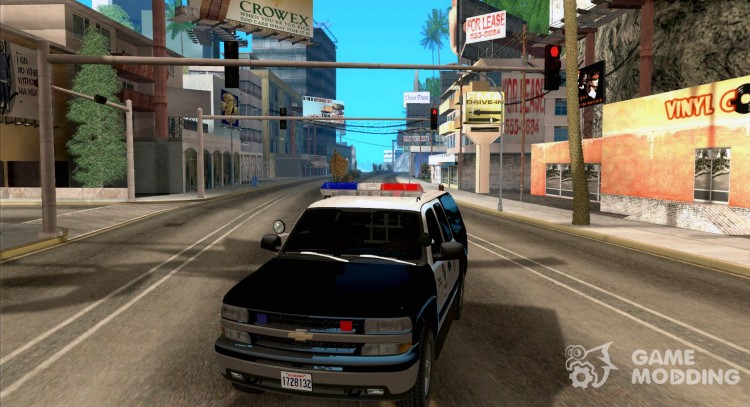 Chevrolet suburbana Los Ángeles policía para GTA San Andreas