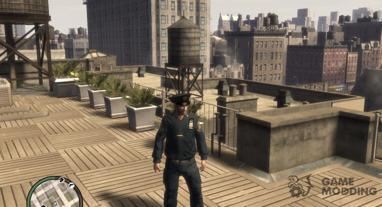 Нико полицейский для GTA 4