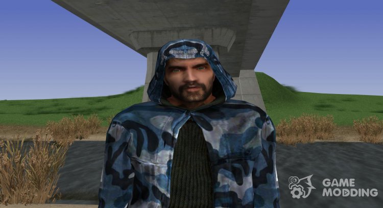 Член группировки Друиды с уникальной внешностью из S.T.A.L.K.E.R v.5 для GTA San Andreas