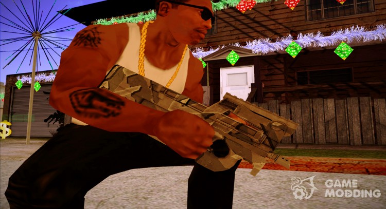FN P90 Winter Camo from Warface for GTA San Andreas