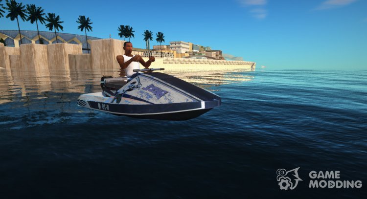 PUBG Aquarail - Водный мотоцикл из PUBG для GTA San Andreas