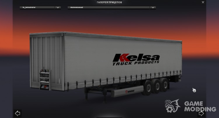 Kelsa Trailer for Euro Truck Simulator 2