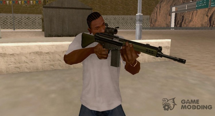 H&K G3a3 with Aimpoint для GTA San Andreas