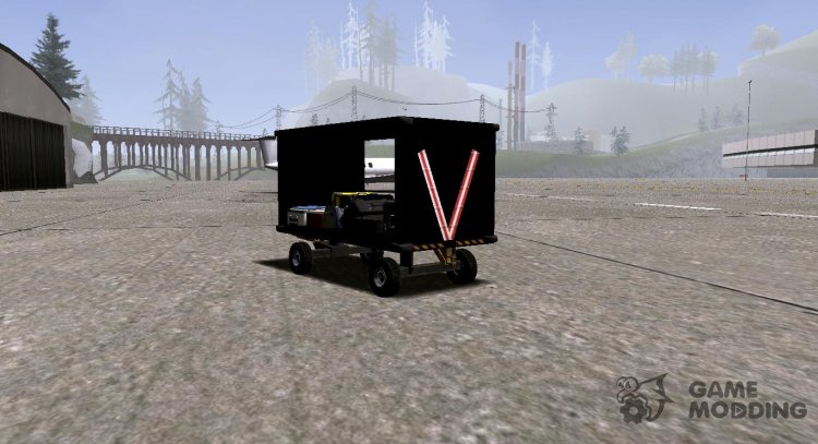 GTA V HVY Airtug (VehFuncs) (Bagbox A) для GTA San Andreas