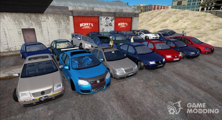 Pack of Volkswagen Bora cars for GTA San Andreas