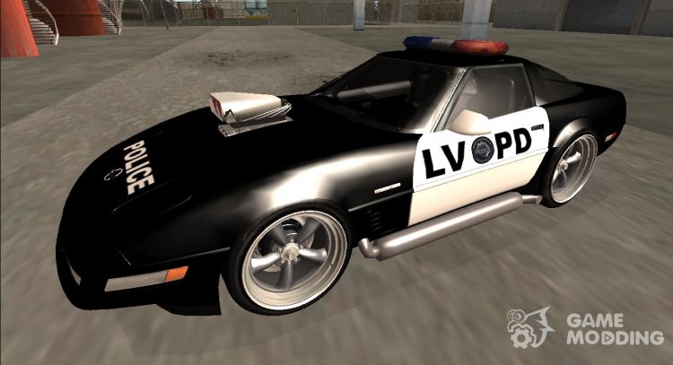 1996 Chevrolet Corvette C4 Police LVPD for GTA San Andreas