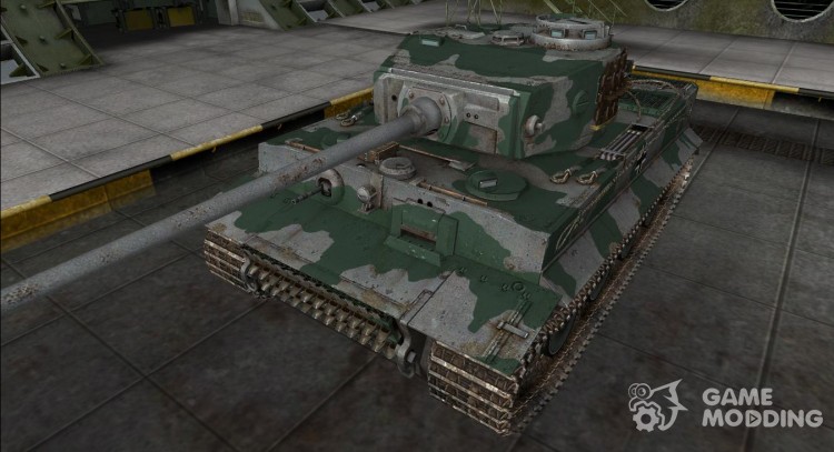 The skin for the Panzer VI Tiger for World Of Tanks